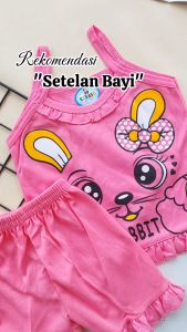 Setelan Bayi Perempuan 0-12 Lucu One set Celana Baju