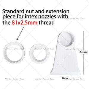 Pool Fountain Direct Mounting Compatible With Bestway or Intex Nozzles Pool Waterfall Easy To Install Suitable for Pool Parties
