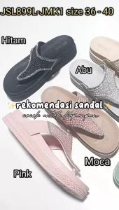 SANDAL WANITA BARA-BARA JEPIT JELLY GLITTER MODEL TERBARU - SANDAL WANITA KEKINIAN 2023 IMPORT MURAH