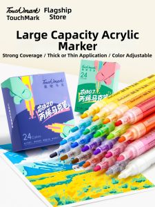 Touch mark | Waterproof Oil-proof Fade-resistant Fine-tip Art Marking Pen