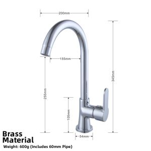 Hot and Cold Roll Ball Swivel Kitchen Faucet for Veggie Basin
