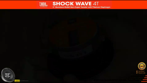 JBL SHOCK WAVE 4T ลำโพง แหลมจาน 4 นิ้ว ทวิตเตอร์แบบกระสุน ทวิตเตอร์แหลมจาน Super Tweeters