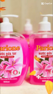 Combo 2 chai nước rửa tay parione mỗi chai 500ml có nhiều mùi làm sạch vi khuẩn làm da tay luôn mềm mại thơm tho