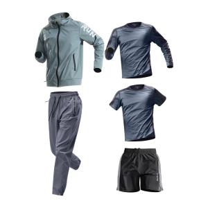 HROLRN | Bộ Áo Dài Tay Đạp Xe Đường Phô & Địa Hình Nam Thu Đông Khô Nhanh