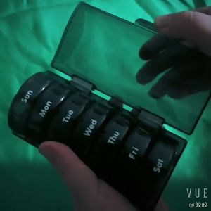 7 Days Mini Pill Box AM/PM Detachable Medicine Box Portable Travel Pill Case With 14 Grids