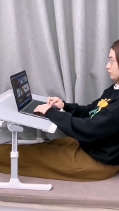 AIODIY Foldable Laptop table/mini Desk Study Table Multiple Colors Elevating table