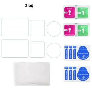 Miếng Dán Kính Cường Lực DJI Action 6 9H Chống Trầy Xước Độ Nét Cao Chống Vân Tay Dễ Dán Không Bọt Khí Dành Cho Camera Hành Động Thể Thao