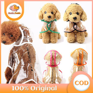 Pet Dog Transparent Raincoat Adjuastable Waterproof Raincoat Hooded Design Pet Dog Waterproof Coat