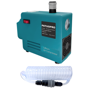 Cordless Woodworking Air Compressor Portable High Pressure Air Pump With Pressure Gauge For Makita 18V-21V Battery(No Battery)