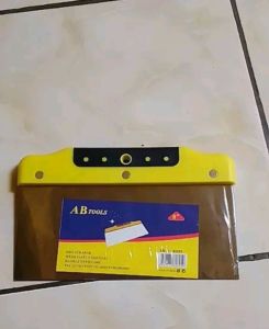 scraper juco stenlees steel tebal alat kompon alat dempul kapi Gypsum riskan raskam ganggang kuning alat kompon pegangan fiberglass
