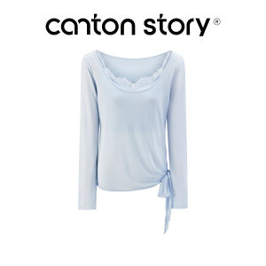 Cantonstory | Flattering White High Waist A-line Skirt with French Ruffles