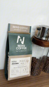 Cà phê NERO AROMA Blend Robusta Culi Arabica - Rang mộc nguyên chất đắng vừa hậu ngọt êm | NERO COFFEE