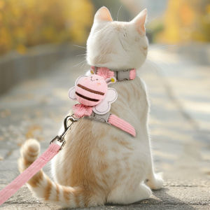 Adjustable Cat Leash Outdoors Special G-Shape British Blue Cat Toy Cat Walking Rope Cat Chain for Kittens Training And Exercise