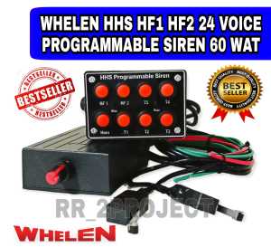 Modul Sirine Whelen hhs programmable siren hf1 hf2 24 voice 60 wat