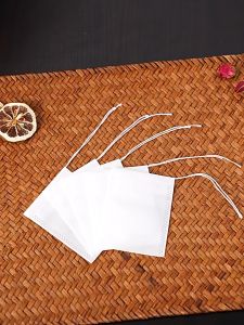 【100pcs】Tea Bag Non-Woven Empty Teabags Seal Filter Disposable Tea Soup Bag / Tali Uncang Teh Beg / 茶包袋