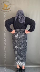 Rok Lilit Bawahan Kebaya Modern Batik Serut Rok Wanita Remaja Pesta Kondangan-e.a.p grosir