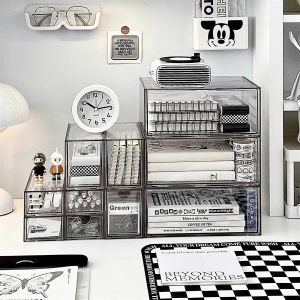 Stackable Acrylic Desk Organizer