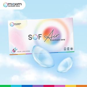 Sof Air คอนแทคเลนส์สายตาสั้น แบบรายเดือน วัสดุ  Hydrogel นุ่มสายตา ค่าอมน้ำสูง