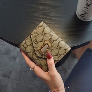 Genuine Leather Wallet High-End Small Card Holder Womens 70% off Short Style Wallet Multifunctional Coin Purse 2024 New Arrival Minimalist