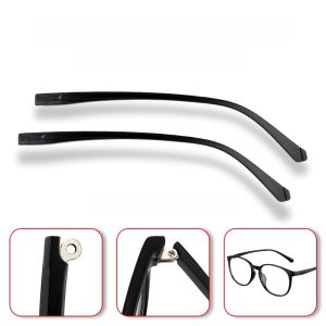 Universal Eyeglass Leg Replacement Parts for Near-Sighted Frame Repair Flat Tooth Board Leg Accessories Optical Glasses Maintenance