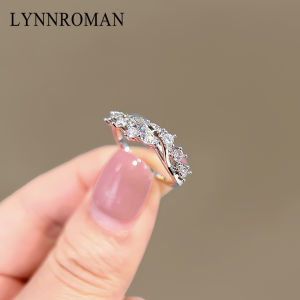 LYNNROMAN | Zircon Shining Unique Open Design Delicate Ring