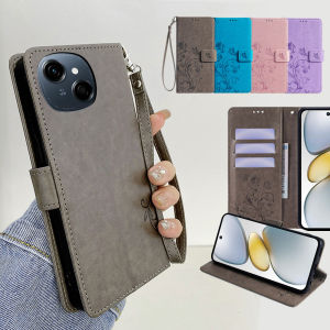 Embossed PU Leather Wallet Phone Case for Tecno Spark GO 2025 2024 GO 1 Spark 30 20 Pro Plus 30C 20C Pop 9 8 7 Pro Flip Cover