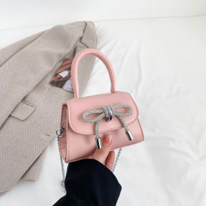 Mini Fashion Handbag Womens Crossbody Bag Chain Design Spring Summer New Style Versatile Small Popular Design Handbag