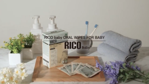 【SG】🌟CHEAPEST🌟 RICO Baby | 100% Organic Cotton Oral Wipes | Individually Packed Sterilized Mouth Wipes - 30 Sheets/Box