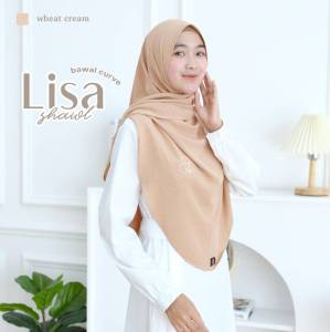 Azmeela Lisa Pashmina Curve Bahan Crinkle Ironless Anti Kusut