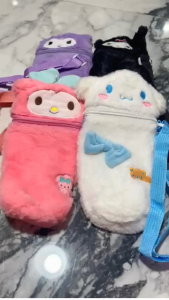 tas tabung botol berkarakter kartun anak perempuan lucu imut tas botol penutup bag water bottle tas tabung