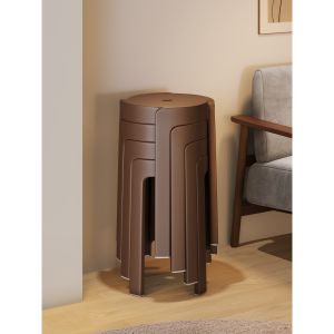 Thickened Plastic Folding Windmill Stool Home Use Extra Seat Modern Simple Style Adult Applicable No Assembly Required