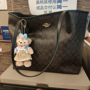 2025 New Fashion Luxury Versatile Genuine Leather Tote Bag Shopping Commuter Shoulder Bag Casual Simple Style Magnetic Buckle