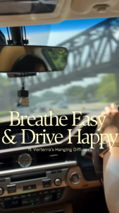 Car Air Freshener Aroma | 100% Natural Essential Oils | Perfume Hanging Diffuser | Verterra | Christmas Gifts