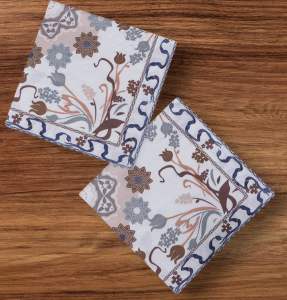 Party Napkin / Serviette (Paper) - Colour Floral graphic Print  [NSP074]