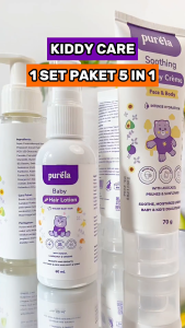 [DAPAT 5 + POUCH] Purela Kiddy Care - Skincare untuk Perawatan Skin Booster Mencerahkan dan Merawat Kulit Sensitif Bayi & Anak Bunda