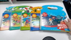Payoe Magic Water Book: Mainan Buku Gambar Mewarnai Ajaib Anak Water Pen Buku Warna