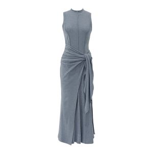 Homecore | Elegant Gray Sleeveless Bodycon Dress