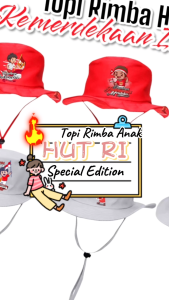 TOPI RIMBA Limited Edition HUT RI KEMERDEKAAN INDONESIA