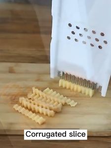 5 IN 1 Multifunction Vegetable Cutter Fruit Shredder Potato Slicer Tool Stainless Steel Blades Kitchen Peeler 多功能切片器
