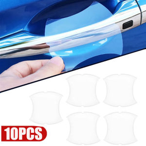 10 cái vô hình tay nắm cửa ô tô màng bảo vệ bảo vệ chống trầy xước phụ kiện màu trắng trong suốt TPU chống miếng dán cào