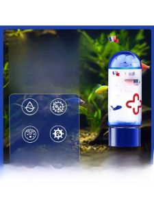 Water Purifying Tablets for Aquarium High Molecular Polymer Fish Safe Green Water Solution Pet Fish Tank Water Conditioning