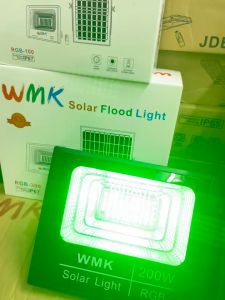JDSTAR-WMK IP67 300W 200W 100W RGB Solar Light Outdoor Waterproof r Wall Lights Floodlights Spotlight