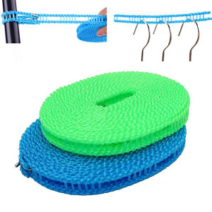 5M/10M Anti-Slip Clothesline Outdoor Windproof Clothesline Travel Retractable Rope Washing Line Camping Drying Line