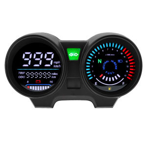 RYSJM | For TITAN150 For Honda CG150 Fan150 2010 2012 Braz Newest Digital LED Electronics Motorcycle Fuel Level Gauge Speedometer