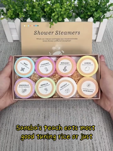 Aromantic Shower Steamers Aromatherapy Bath Steamer Essential Oil Shower Tablet 30g x 8pcs Mother Day Gift Ideas