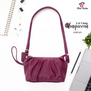 tas wanita waterprof 2 in 1 65 an shaqueena slingbag