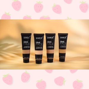 SANIYE Foundation Cair Matte Poreless Liquid Foundation Dengan Pelembab 3 Warna Full Coverage R1157