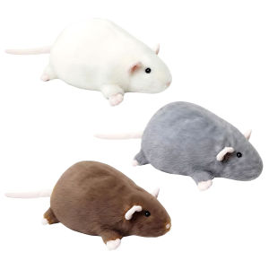 MOJOYCE Colorful Plush Mouse Doll 40cm Soft Jumbo Stuffed Toy for Childrens Bedroom and Gift