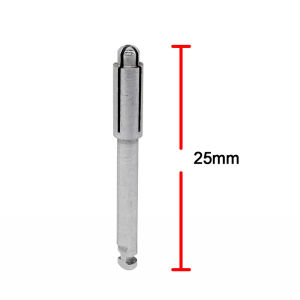 PIORPOY 10 Cái Nha Khoa Thép Không Gỉ Bur Mandrel Soflex Loại RA Shank Composite Dụng Cụ Màu Bạc Đường Kính 235mm Cho Nha Khoa