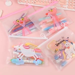 Tempat pencil dompet/Tempat pencil transparant/ Pouch Kosmetik Motif/pouch dompet/dompet serbaguna/ penyimpan alat tulis